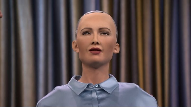 Al festival dell'Innovazione a Rimini la co-conduttrice è Sophia, un robot umanoide