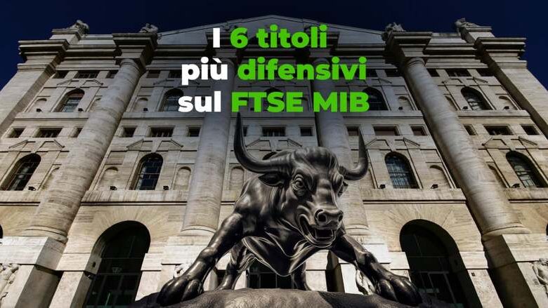 Quando Piazza Affari scende, ecco i 6 titoli più difensivi sul FTSE MIB
